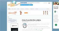 Desktop Screenshot of calculosenlinea.com